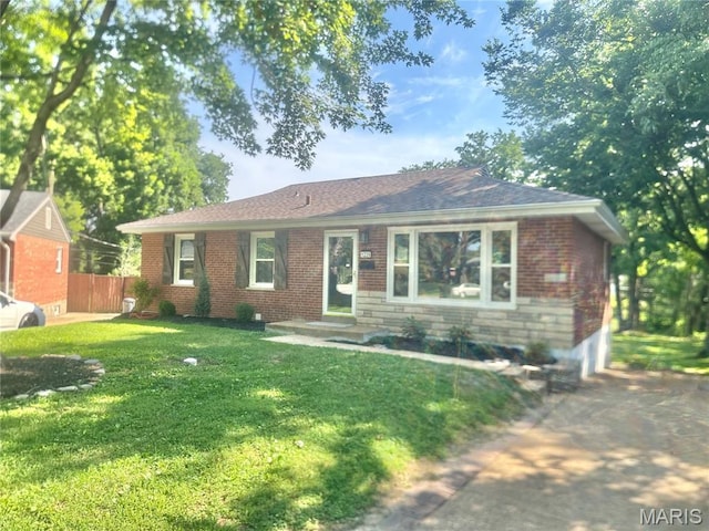 1226 Oakleaf Dr, Saint Louis, MO 63119 - ranch-style home with brick siding and roof with shingles