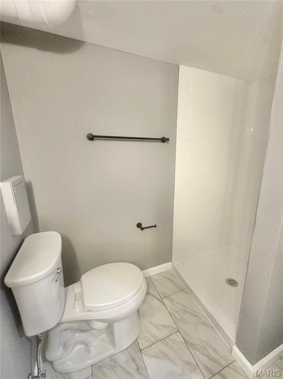 1226 Oakleaf Dr, Saint Louis, MO 63119 - bathroom with a stall shower and marble finish floors