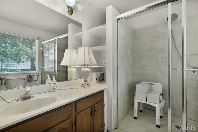 3816 Keeneland Ct, Florissant, MO 63034 - bathroom with vanity and a stall shower