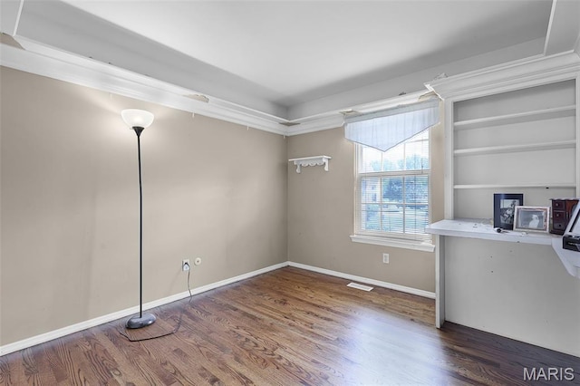 3816 Keeneland Ct, Florissant, MO 63034 - unfurnished office featuring wood finished floors and baseboards