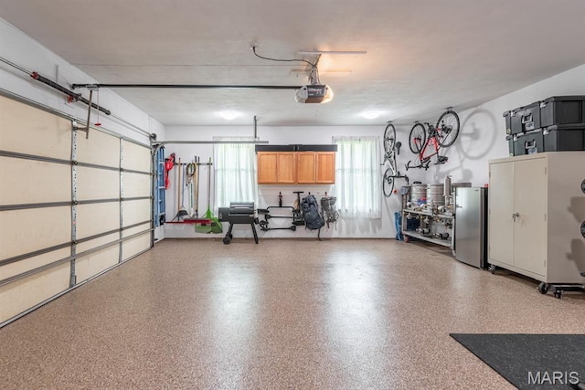 616 E Brentmoor Dr, Troy, IL 62294 - garage featuring a garage door opener