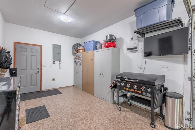 616 E Brentmoor Dr, Troy, IL 62294 - miscellaneous room featuring attic access and electric panel