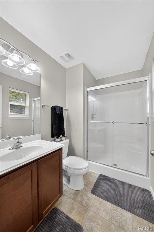 40 Valley Farms Dr, Winfield, MO 63389 - full bath featuring vanity and a shower stall