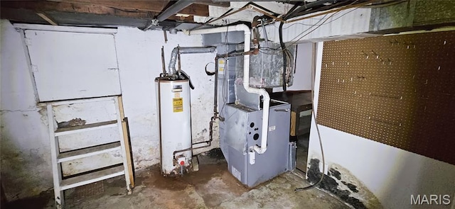 601 Chanslor, Ferguson, MO 63135 - utilities with gas water heater and heating unit