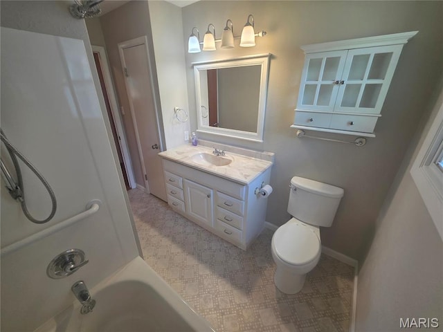 132 Linn Dr, Saint Genevieve, MO 63670 - bathroom with vanity and shower / bathtub combination