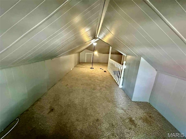 316 Church St, East Alton, IL 62024 - bonus room featuring lofted ceiling and carpet flooring