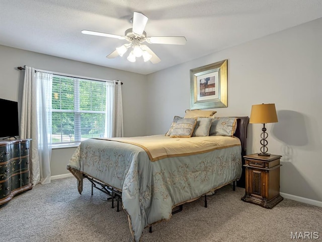 22 Foxmoor Dr, Maryville, IL 62062 - bedroom featuring carpet and ceiling fan