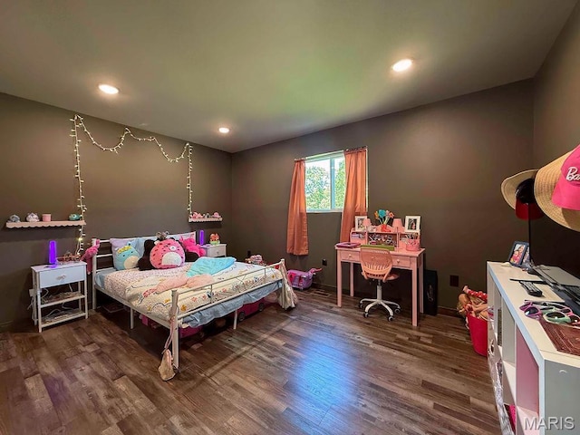10185 Springer Dr, Bonne Terre, MO 63628 - bedroom featuring wood finished floors and recessed lighting