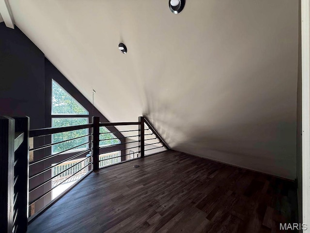 10185 Springer Dr, Bonne Terre, MO 63628 - stairway featuring wood finished floors