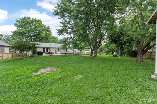 15 Ann Dr, Saint Peters, MO 63376 - view of yard with a patio area