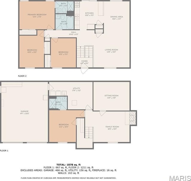 15 Ann Dr, Saint Peters, MO 63376 - view of property floor plan