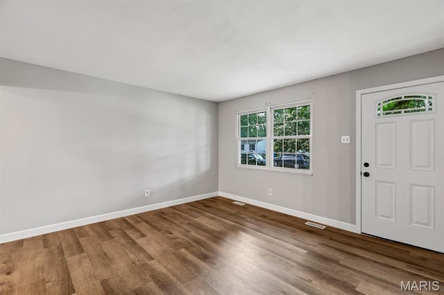 17 Edward Dr, Saint Peters Township, MO 63304 - foyer entrance featuring wood finished floors and baseboards