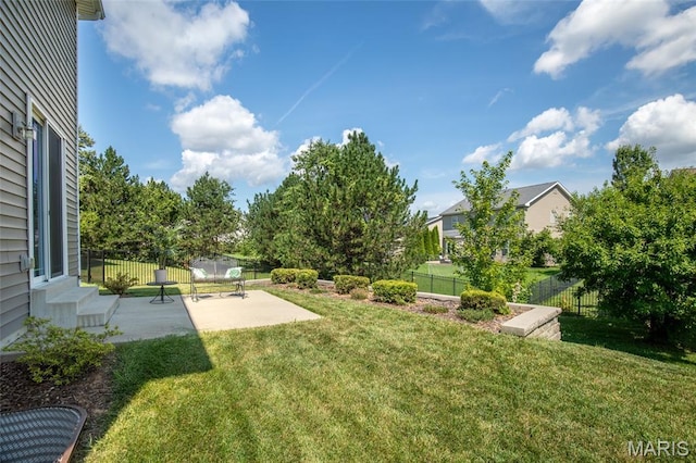 9 Vera Pl, Saint Charles, MO 63303 - fenced backyard with a patio
