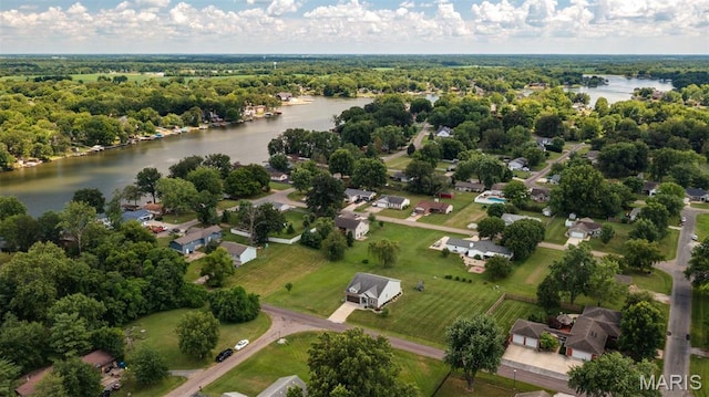 1145 Nassau Dr, Edwardsville, IL 62025 - drone / aerial view of a nearby body of water
