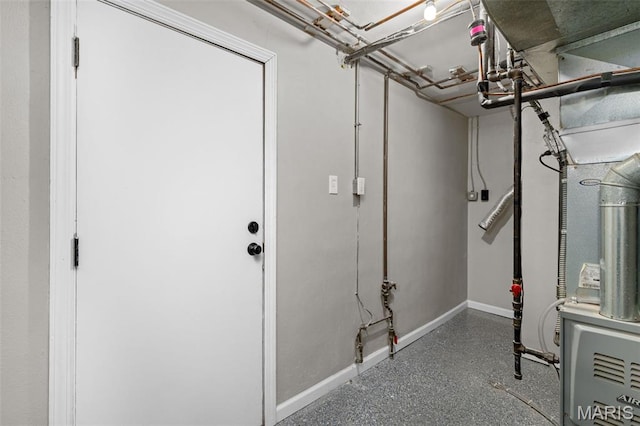 7315 Ahern Ave, University City, MO 63130 - below grade area featuring baseboards