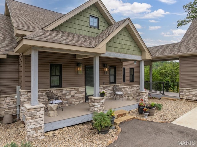 2740 Tyrol View Ct, Innsbrook, MO 63390 - view of covered porch