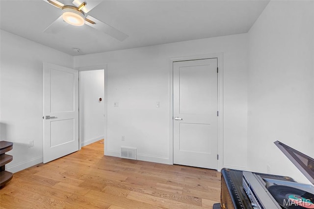 236 Haydens Trl, Jackson, MO 63755 - bedroom with light wood-type flooring and a ceiling fan
