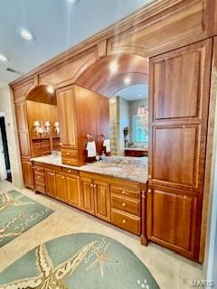 807B Wind Rivers Dr, Grafton, IL 62037 - bathroom with wooden walls