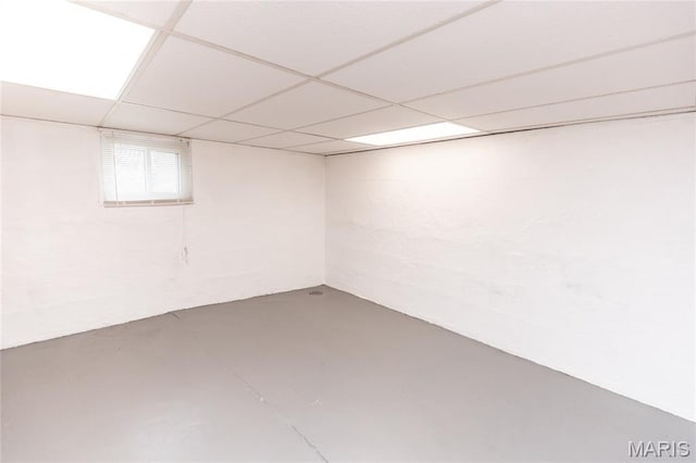 711 Erskine Ave, Lemay Township, MO 63125 - below grade area featuring a paneled ceiling