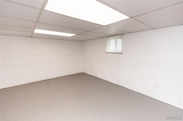 711 Erskine Ave, Lemay Township, MO 63125 - below grade area with a drop ceiling