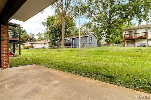 8733 Sieloff Dr Unit C, Hazelwood, MO 63042 - fenced backyard featuring a patio area