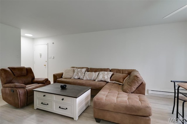 8733 Sieloff Dr Unit C, Hazelwood, MO 63042 - living area with light wood finished floors and recessed lighting