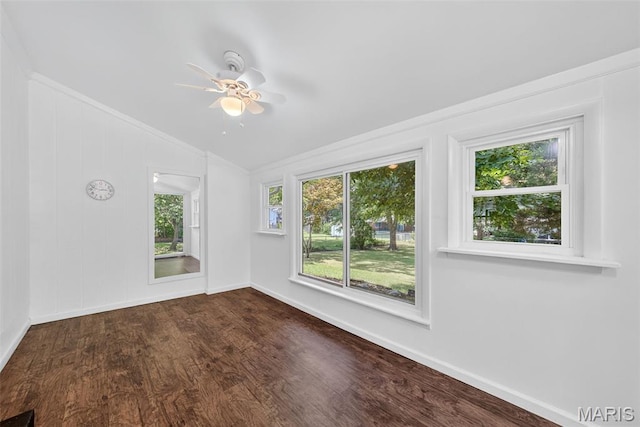 1002 Arlington Dr, Saint Charles, MO 63303 - unfurnished sunroom with lofted ceiling