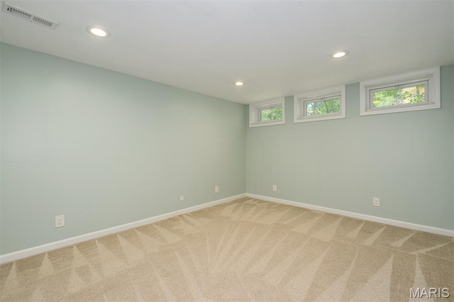 1730 Blakefield Ter, Manchester, MO 63021 - unfurnished room with light carpet and recessed lighting