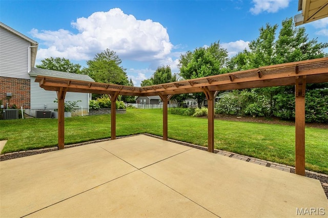 1730 Blakefield Ter, Manchester, MO 63021 - view of patio with a pergola