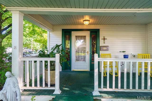 131 W James Blvd, St James, MO 65559 - entrance to property featuring covered porch