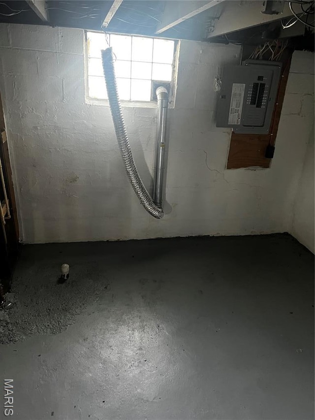 5209 College Ave, Jennings, MO 63136 - below grade area with electric panel