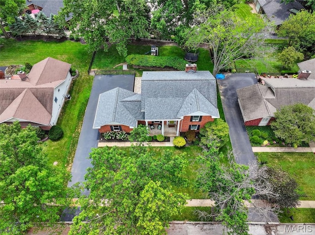 538 Kenilworth Ln, Ballwin, MO 63011 - view from above of property