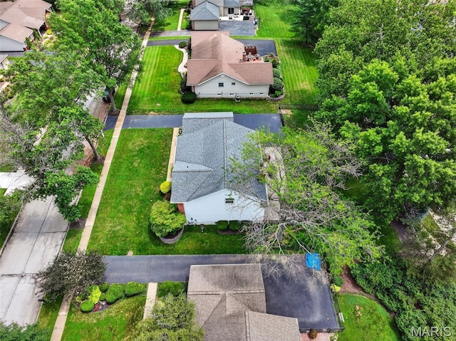 538 Kenilworth Ln, Ballwin, MO 63011 - aerial perspective of suburban area