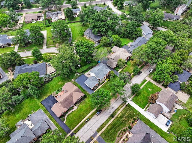 538 Kenilworth Ln, Ballwin, MO 63011 - aerial view of property and surrounding area featuring nearby suburban area