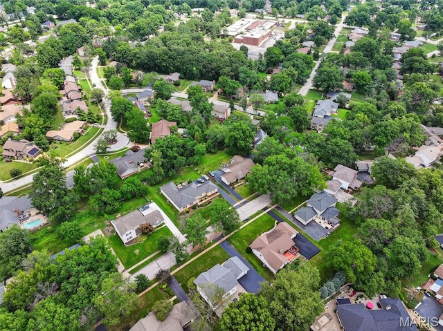 538 Kenilworth Ln, Ballwin, MO 63011 - aerial view of property's location with nearby suburban area