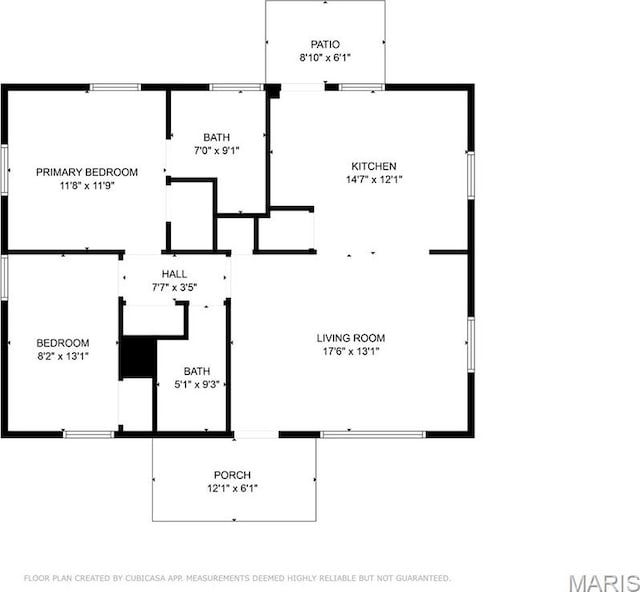 2004 Cottage Ave, Granite City, IL 62040 - view of property floor plan
