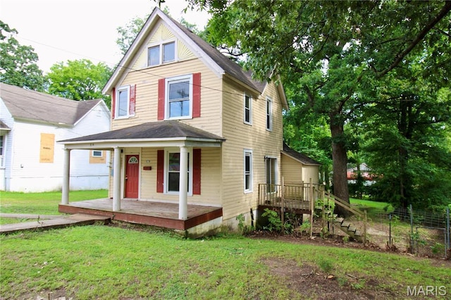 814 Vine St, Poplar Bluff, MO 63901 - view of front of property featuring a porch and roof with shingles