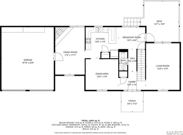 127 Hilltop Trl, Eureka, MO 63025 - view of room layout