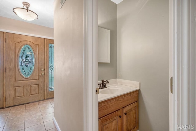 127 Hilltop Trl, Eureka, MO 63025 - bathroom featuring vanity and tile patterned flooring