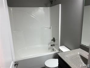 1158 Marathon Dr, Foristell, MO 63348 - bathroom featuring vanity and shower / tub combination
