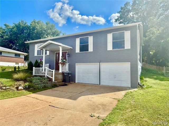 2284 Sunnyridge Dr, Arnold, MO 63010 - view of front of house with a garage and driveway
