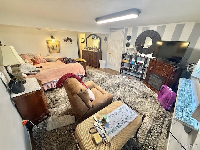 2284 Sunnyridge Dr, Arnold, MO 63010 - bedroom with wallpapered walls