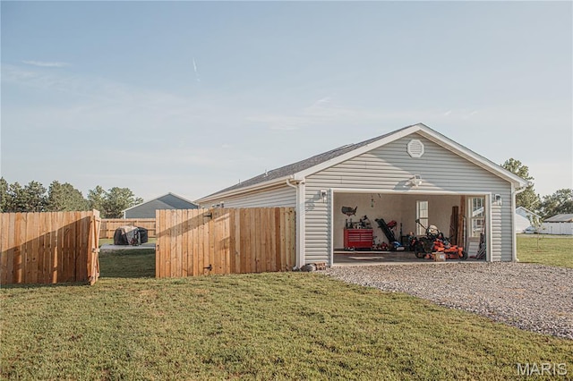 9 Powers Ln, Sikeston, MO 63801 - view of detached garage