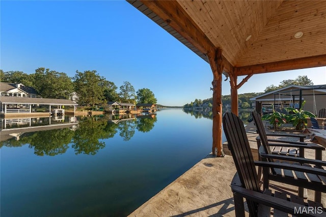 9882 W Vista Dr, Hillsboro, MO 63050 - dock with a water view
