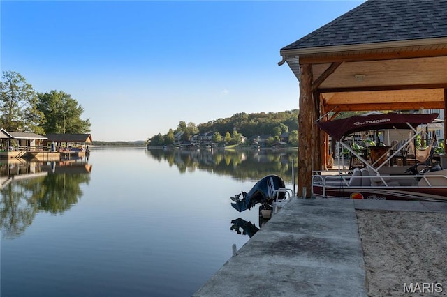 9882 W Vista Dr, Hillsboro, MO 63050 - dock featuring a water view