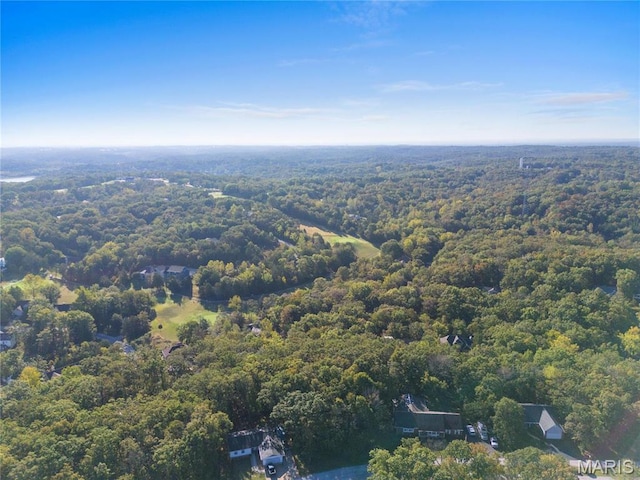 9882 W Vista Dr, Hillsboro, MO 63050 - aerial view of a forest