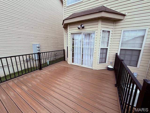 205 Prominence Ln, Lake St Louis, MO 63367 - view of wooden deck