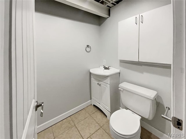 68 W Lakewood Dr, Fenton, MO 63026 - half bath featuring vanity and tile patterned floors
