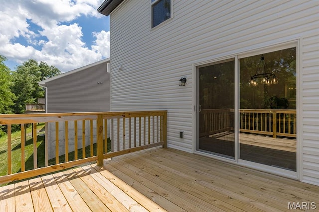 1917 Magnolia Way, Pevely, MO 63070 - view of wooden terrace
