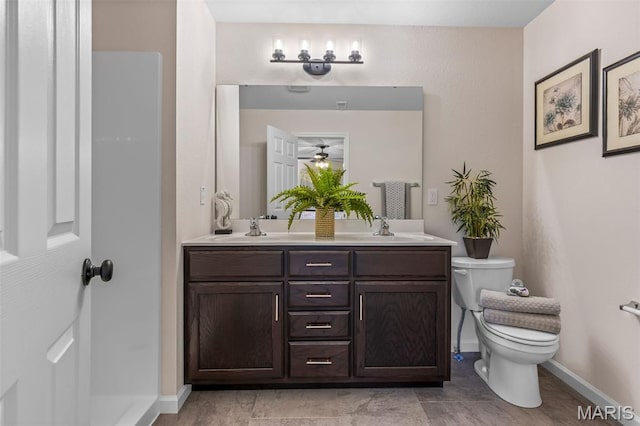 1917 Magnolia Way, Pevely, MO 63070 - full bath featuring double vanity and ceiling fan